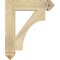 Ekena Millwork Westlake Arts & Crafts Rough Sawn Bracket, Douglas Fir, 4"W x 20"D x 24"H BKT04X20X24WTL03RDF - alternate 3